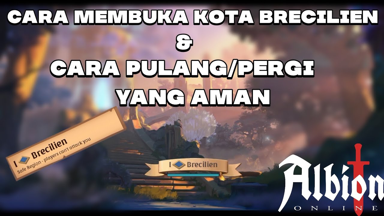 Cara membuka kota brecilien dan cara transport yg aman |Albion Online