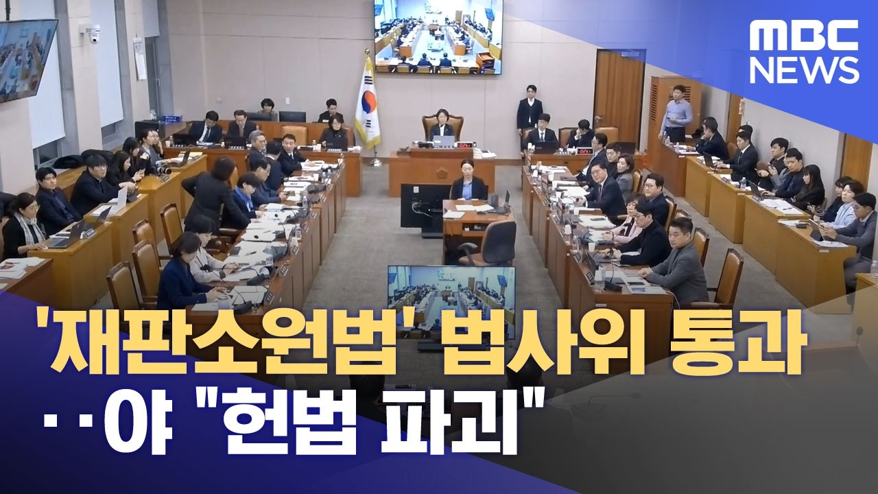'재판소원법' 법사위 통과‥야 