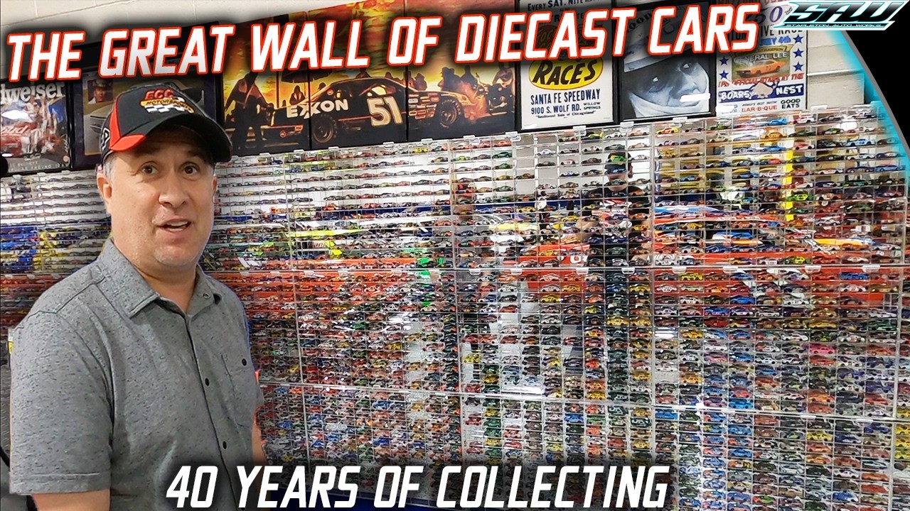 AJ Henriksen's MASSIVE Die Cast Collection! 7000+ 1/64 Scale NASCAR Cars!