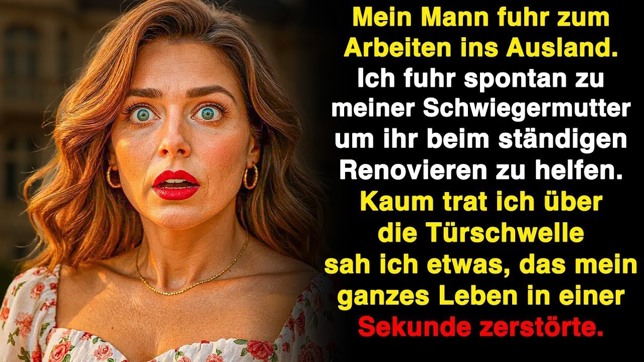 Als mein Mann ein paar Tage beruflich weg war, ging ich zur Schwiegermutter, um zu helfen, doch …