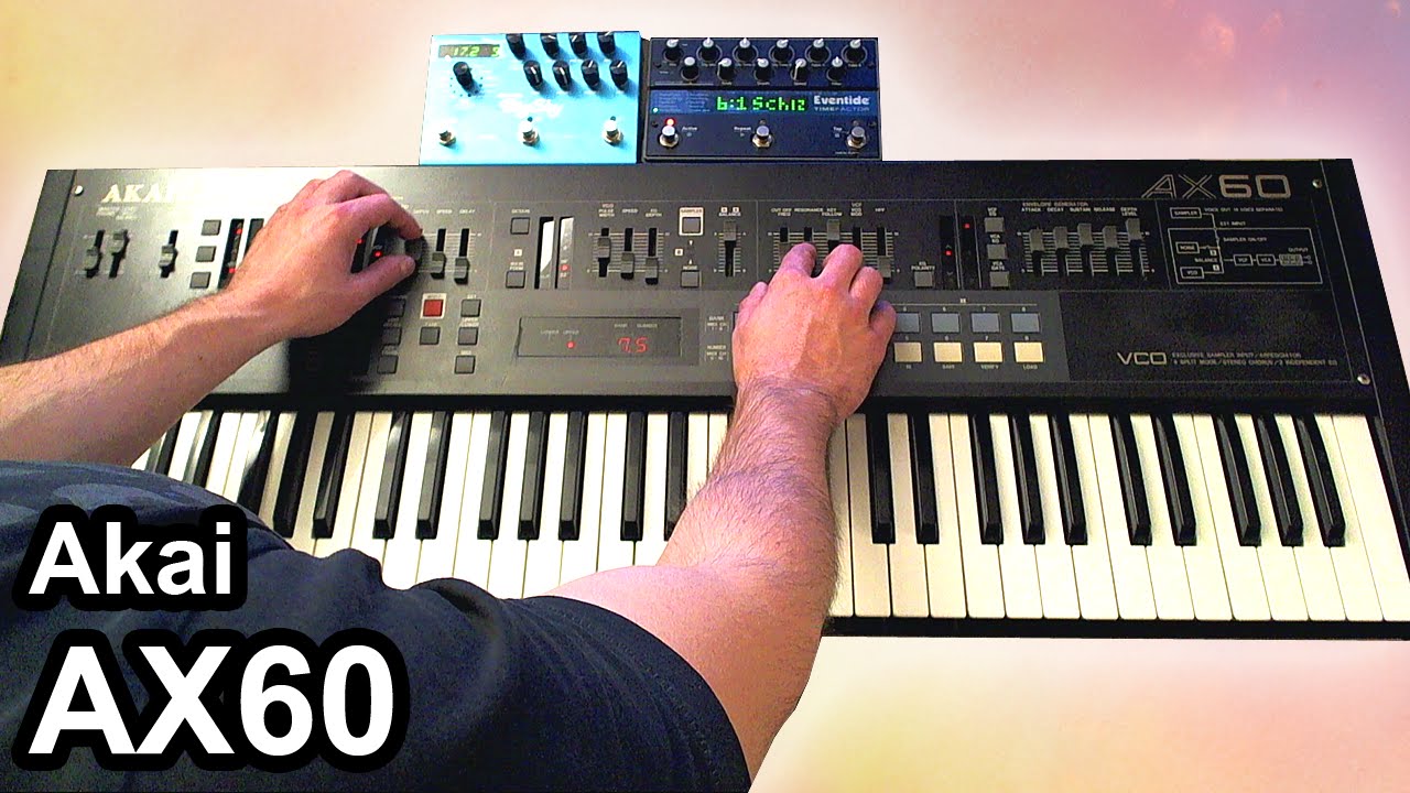 AKAI AX60 - Ambient Chillout Music w/ Strymon Big Sky & Eventide Timefactor 【SYNTH DEMO】