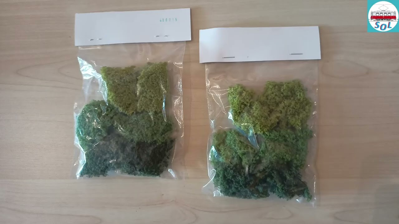 Výroba modelu listnatého stromu pro diorama vozovny - měřítko 1:87 H0.