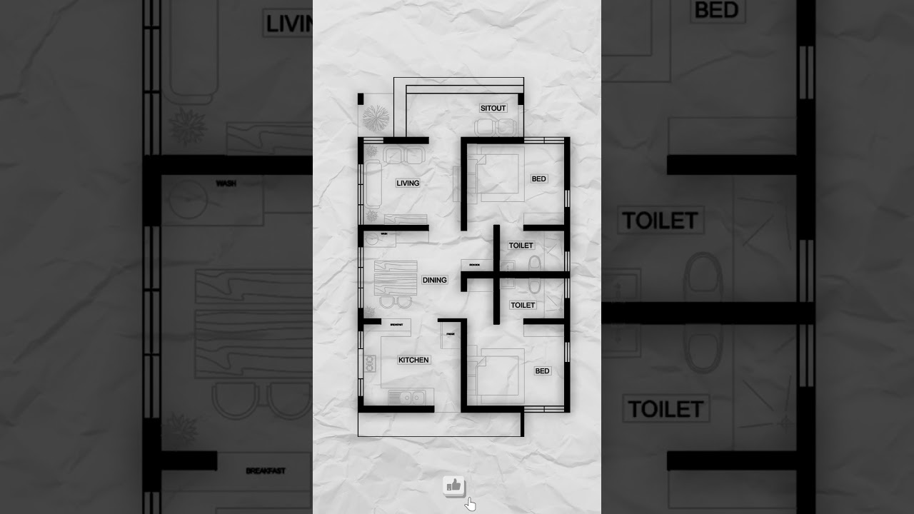 10 ലക്ഷം രൂപ budget 750 square feet plan 