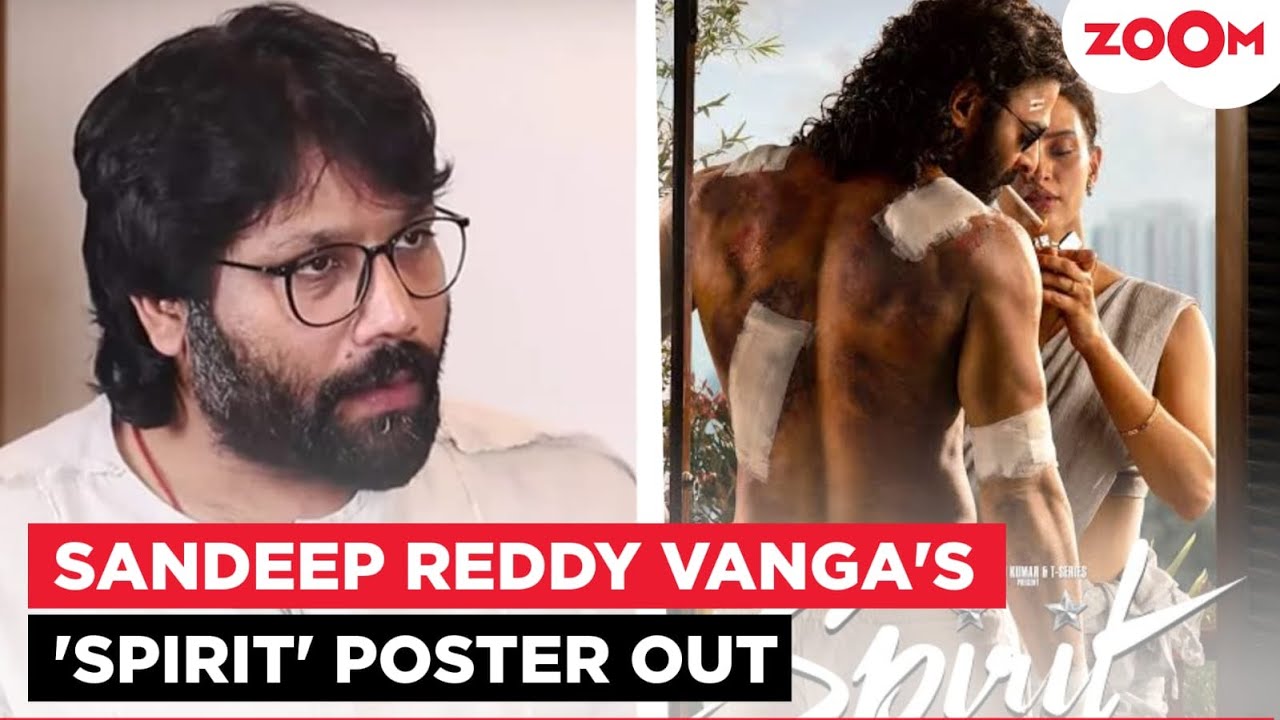 Sandeep Reddy Vanga's SPIRIT poster OUT ft. Prabhas; Fans compare it with Ranbir Kapoor's ANIMAL