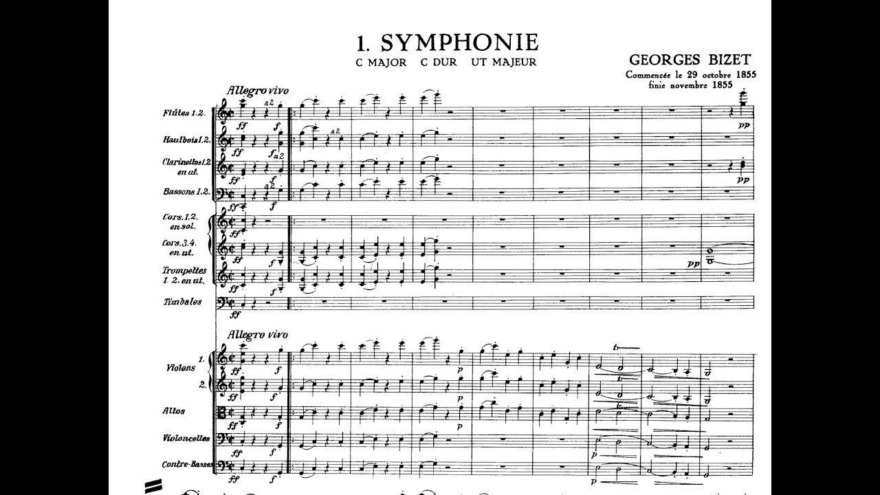 Georges Bizet: Symphony in C (Artur Rodziński/NY Phil, 1949) *HQ Audio - Stereo*