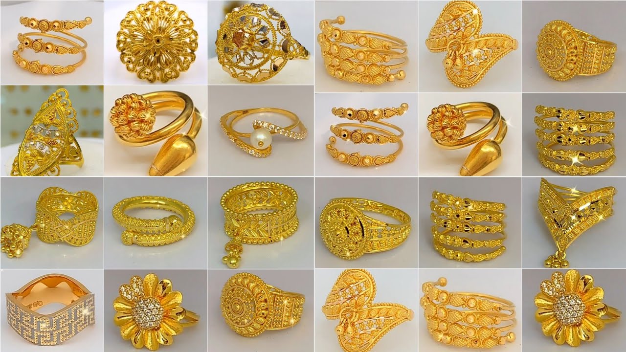 Latest Gold Ring design 2024 | Most Beautiful Gold engagement Ring🔥| best engagement Rings for girls