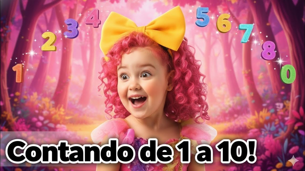 Venha aprender a contar do número 1 ao 10 com a Lála Lalinha