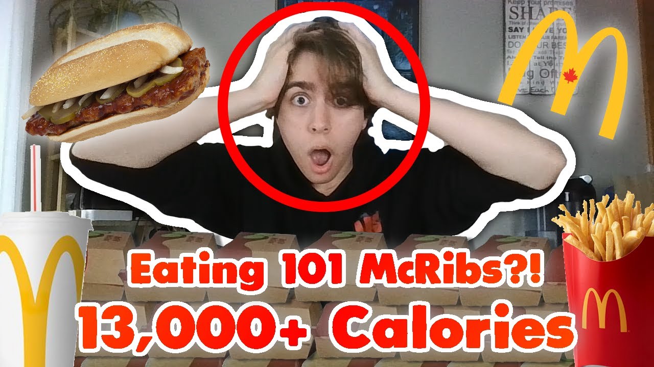 101 MCRIB MUKBANG CHALLENGE!!! 13,000+ CALORIES?! | ITS FINALLY BACK