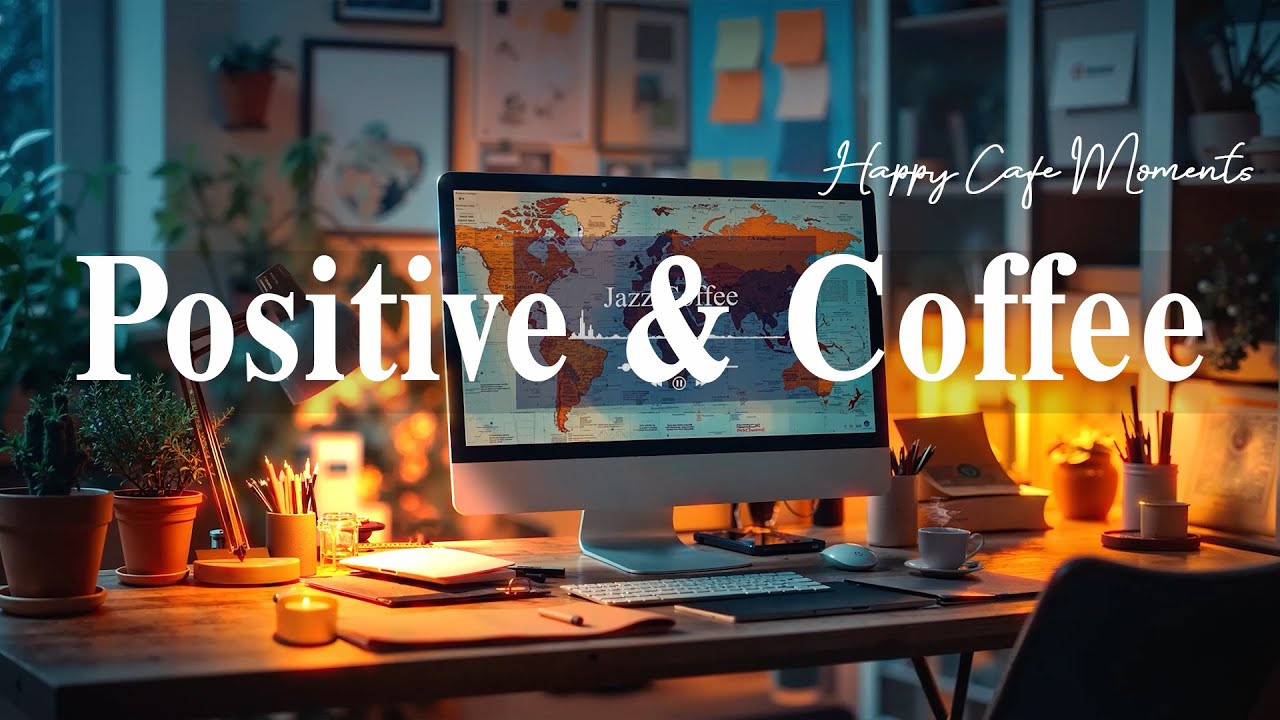 Start Your Day with Positive May Coffee | Happy Cafe Moments & Gentle Jazz Bossa Nova for Great Mood