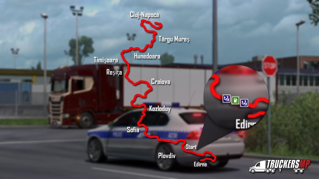 TRUCKERSMP EVENT OFFICIAL CONVOY - Euro Truck Simulator 2 {G29}