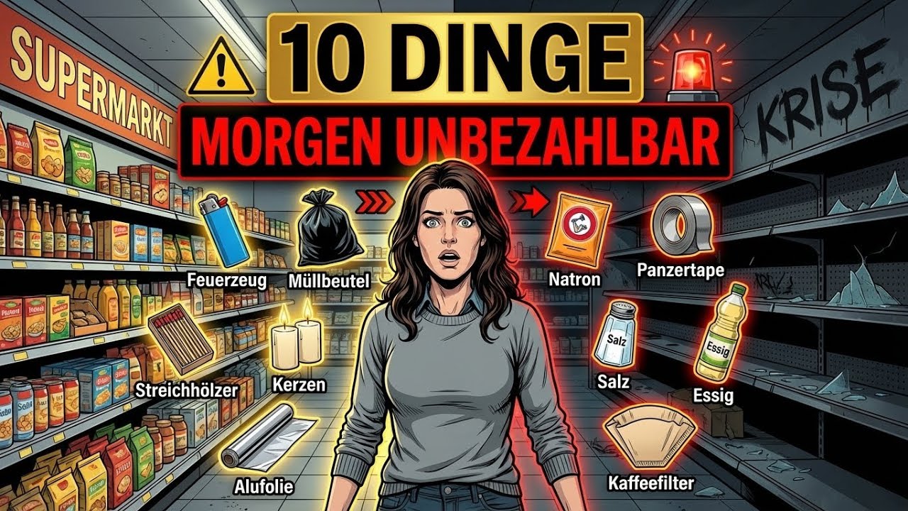 Diese 10 Dinge kosten jetzt unter 2 Euro – nach dem Blackout sind sie Gold wert!