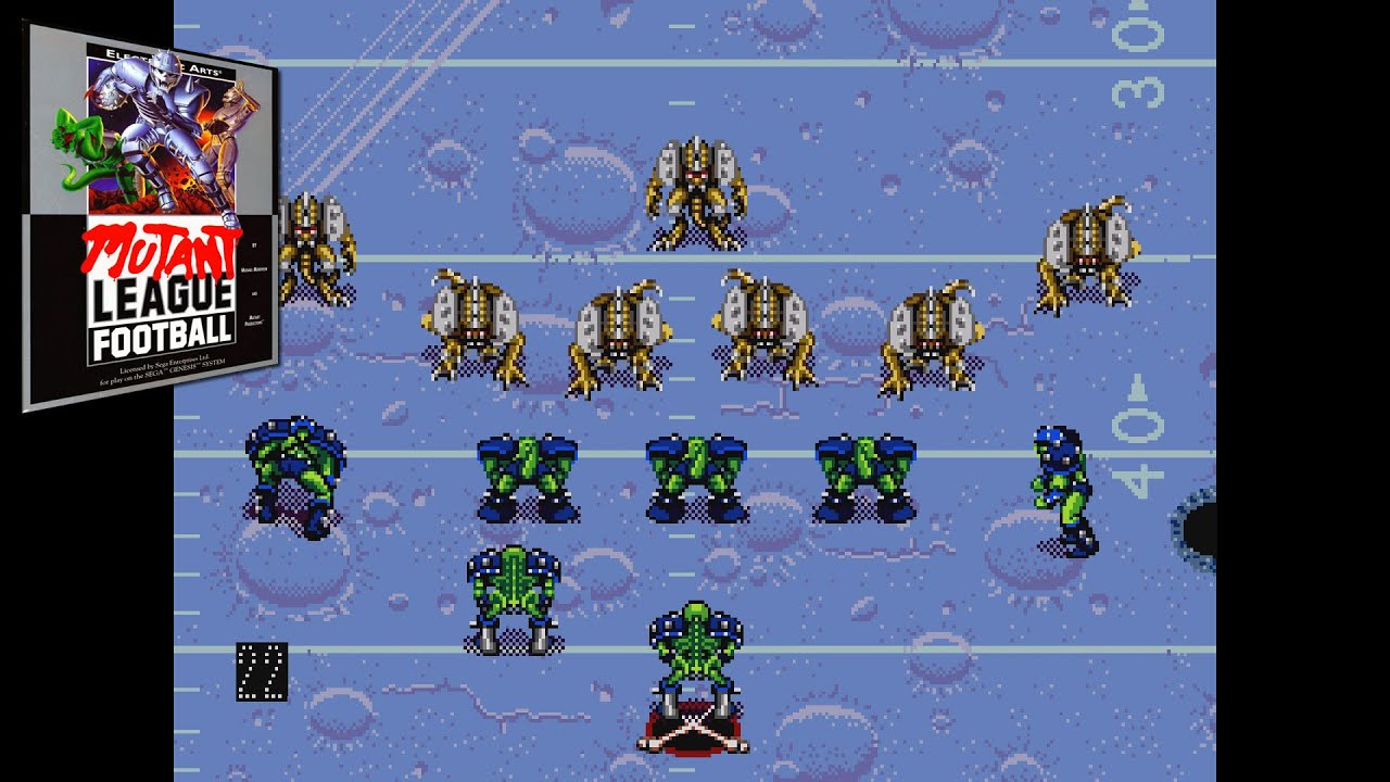 Mutant League Football (Genesis) Gameplay