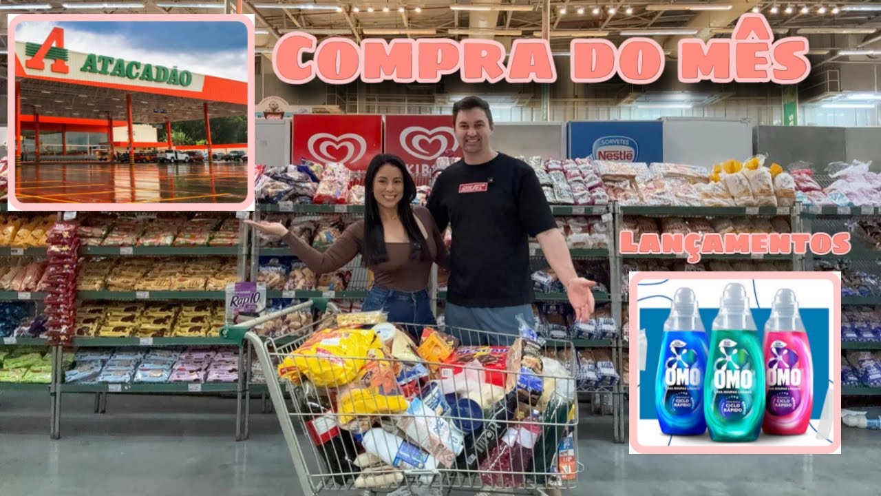COMPRA DO MÊS EM PONTA GROSSA NO PARANÁ NO MERCADO ATACDÃO 