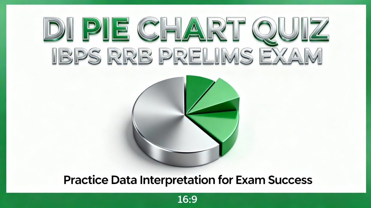 Data Interpretation (DI) Pie Chart Quiz specially designed for IBPS RRB Prelims Exam 2025 prep.