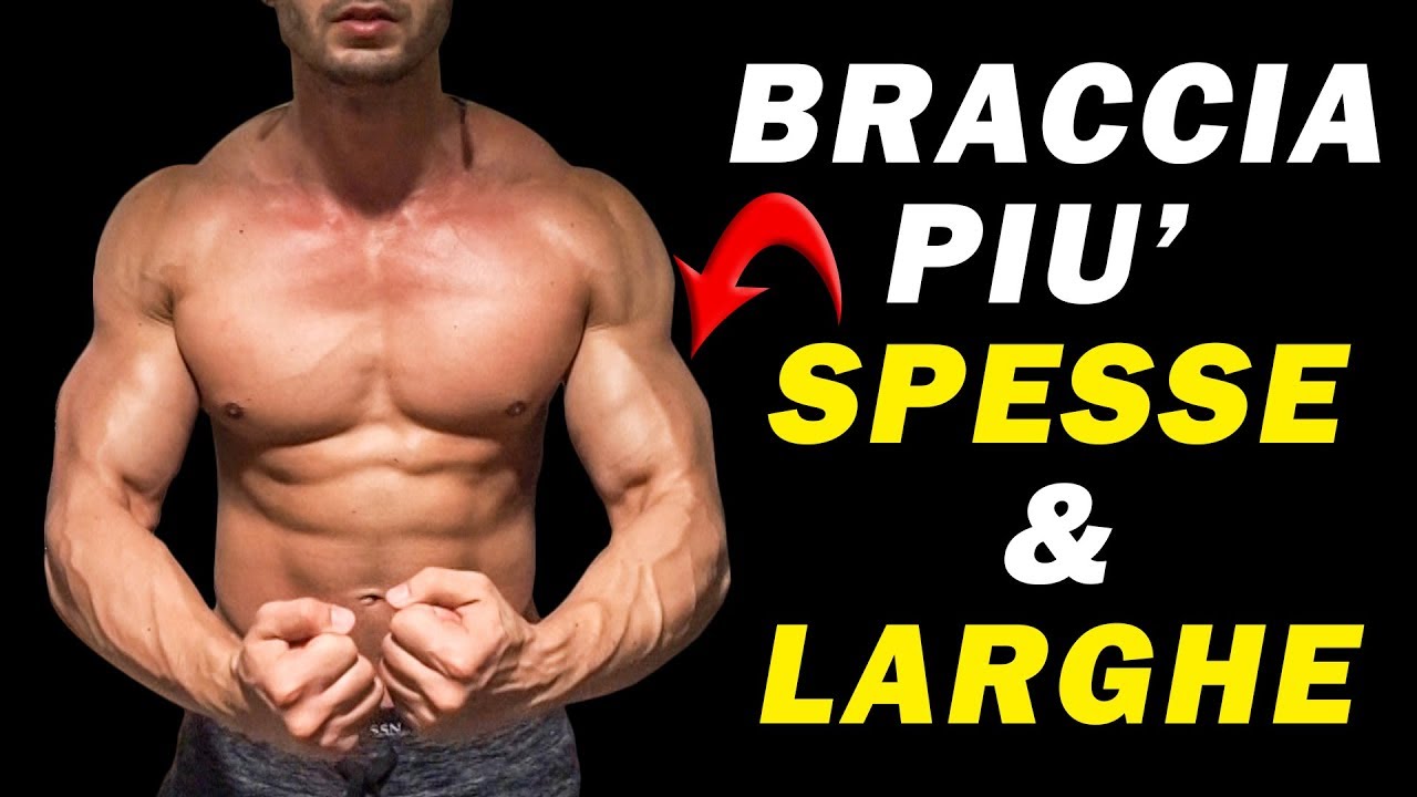 BRACCIA PIU' SPESSE E LARGHE | Esercizi x Bicipiti e Tricipiti