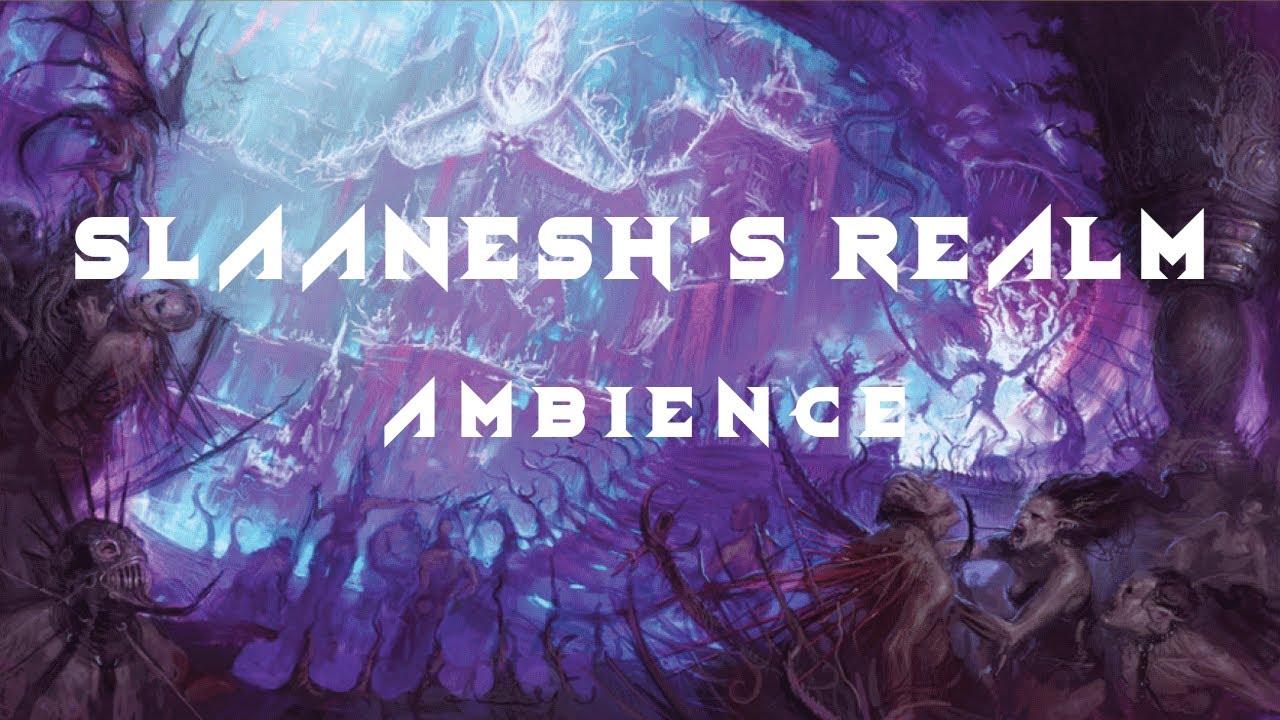 Slaanesh's Realm | Chaos Ambience for Reading, Painting, Relaxing.