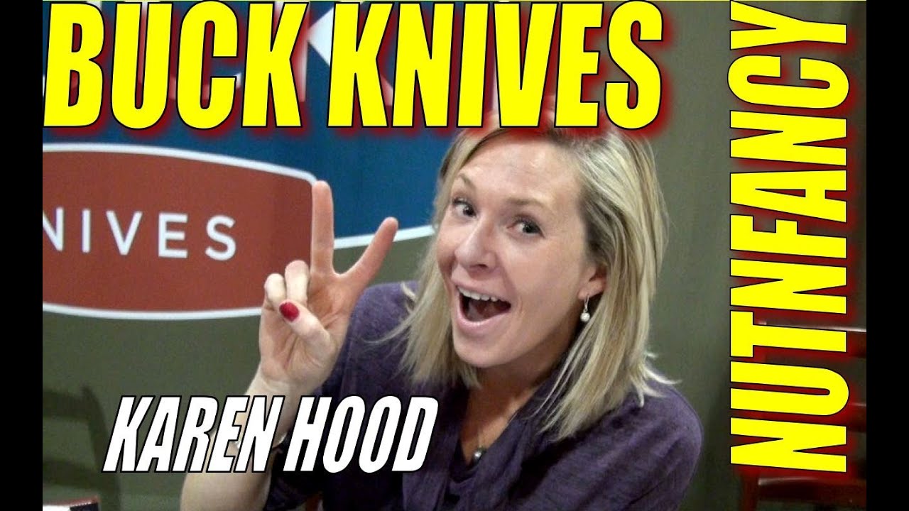 NUTNFANCY SHOT 2012: Buck Knives, Karen Hood!