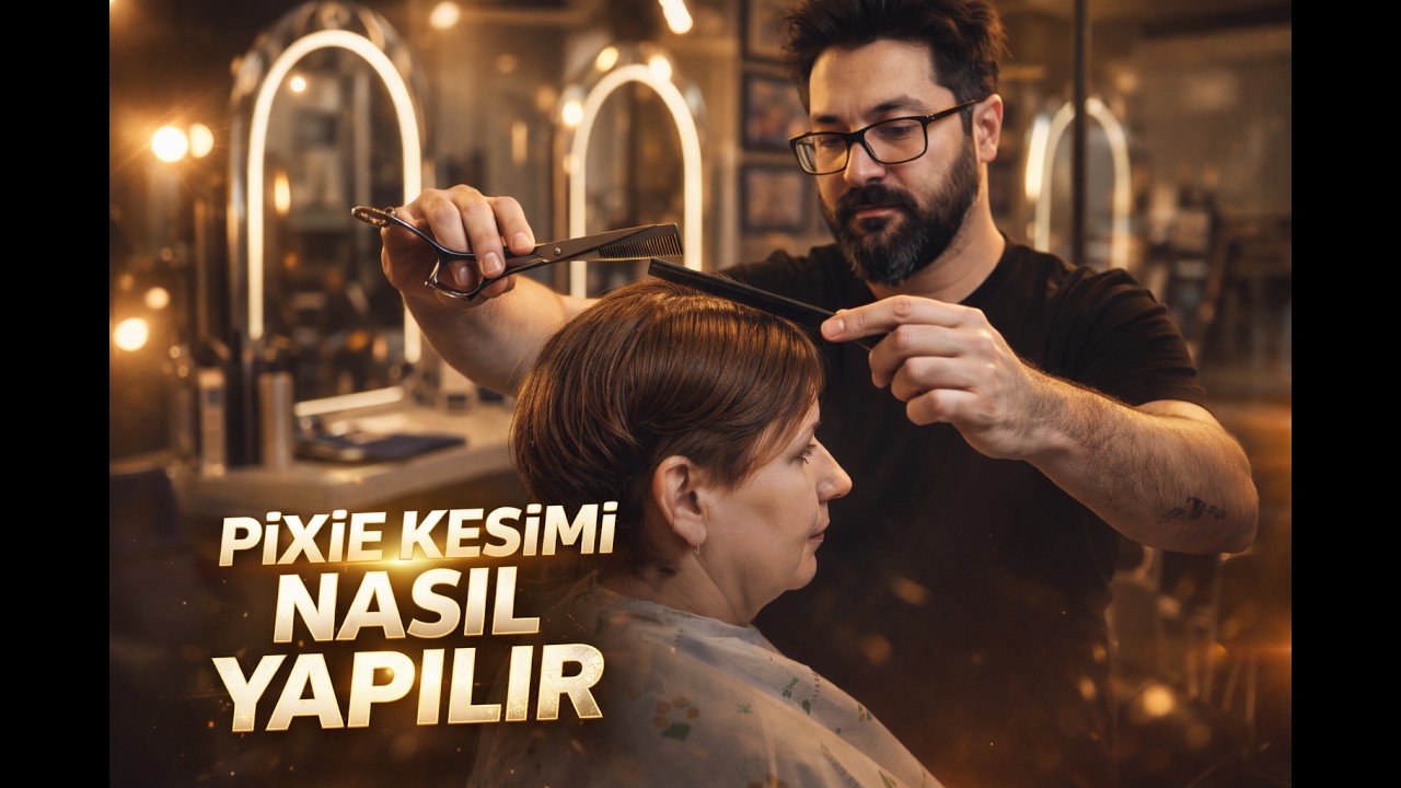 PİXİE SAÇ KESİMİ NASIL YAPILIR? SAÇ KESİMİ EĞİTİMİ