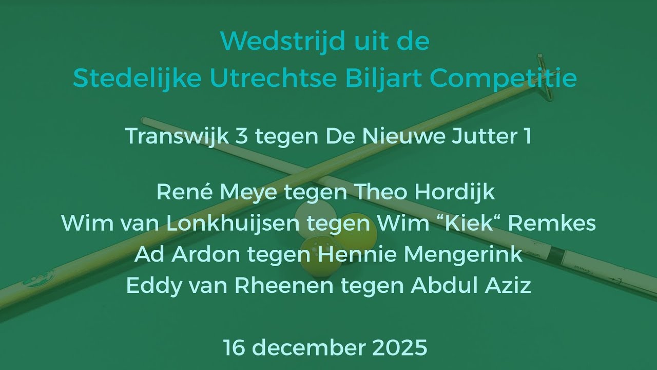 Transwijk 3 tegen De Nieuwe Jutter 1