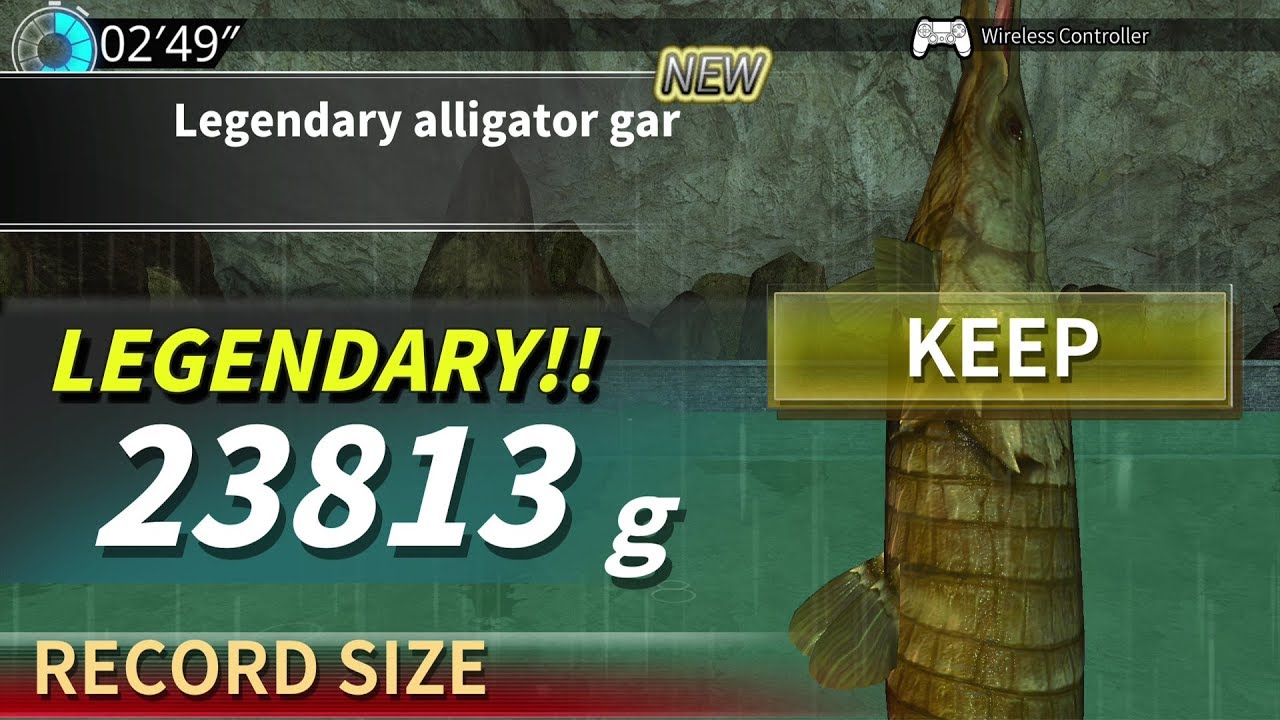 Legendary Fishing - Legendary Alligator Gar Fisher Trophy / Achievement