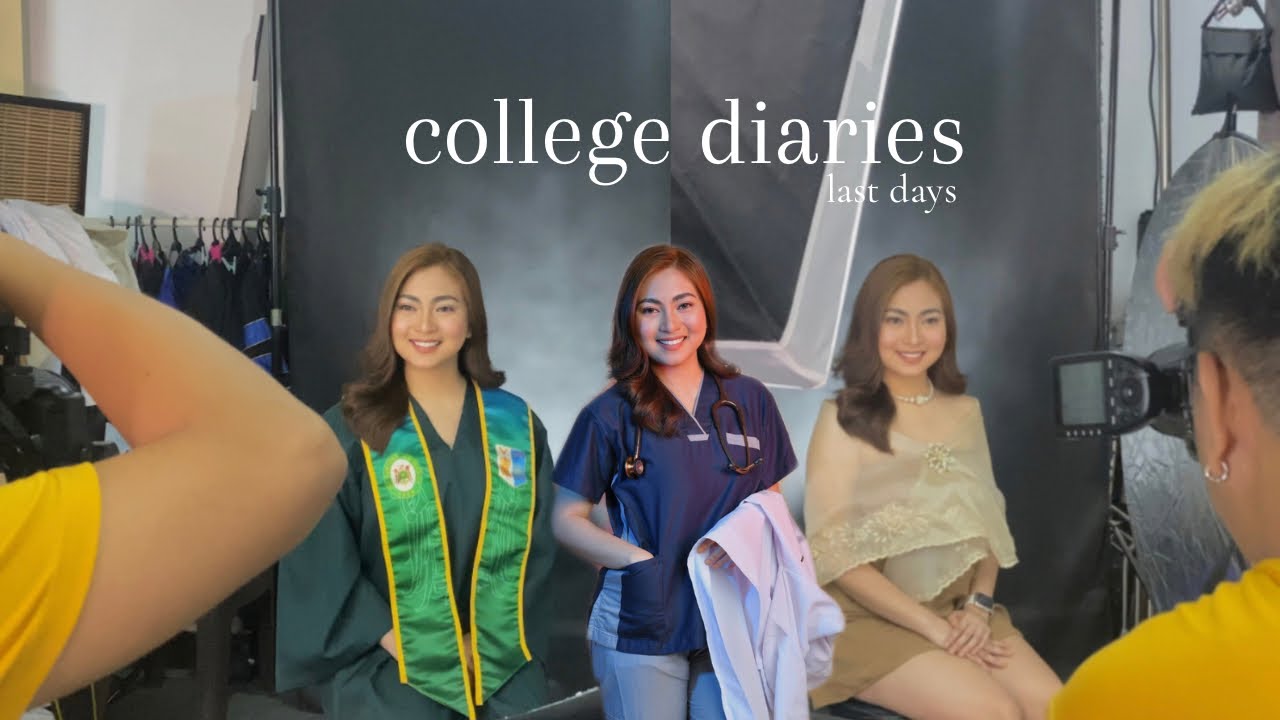 college diaries | last days of college life (finals, thesis, grad shoot)  | Kwin Elijah