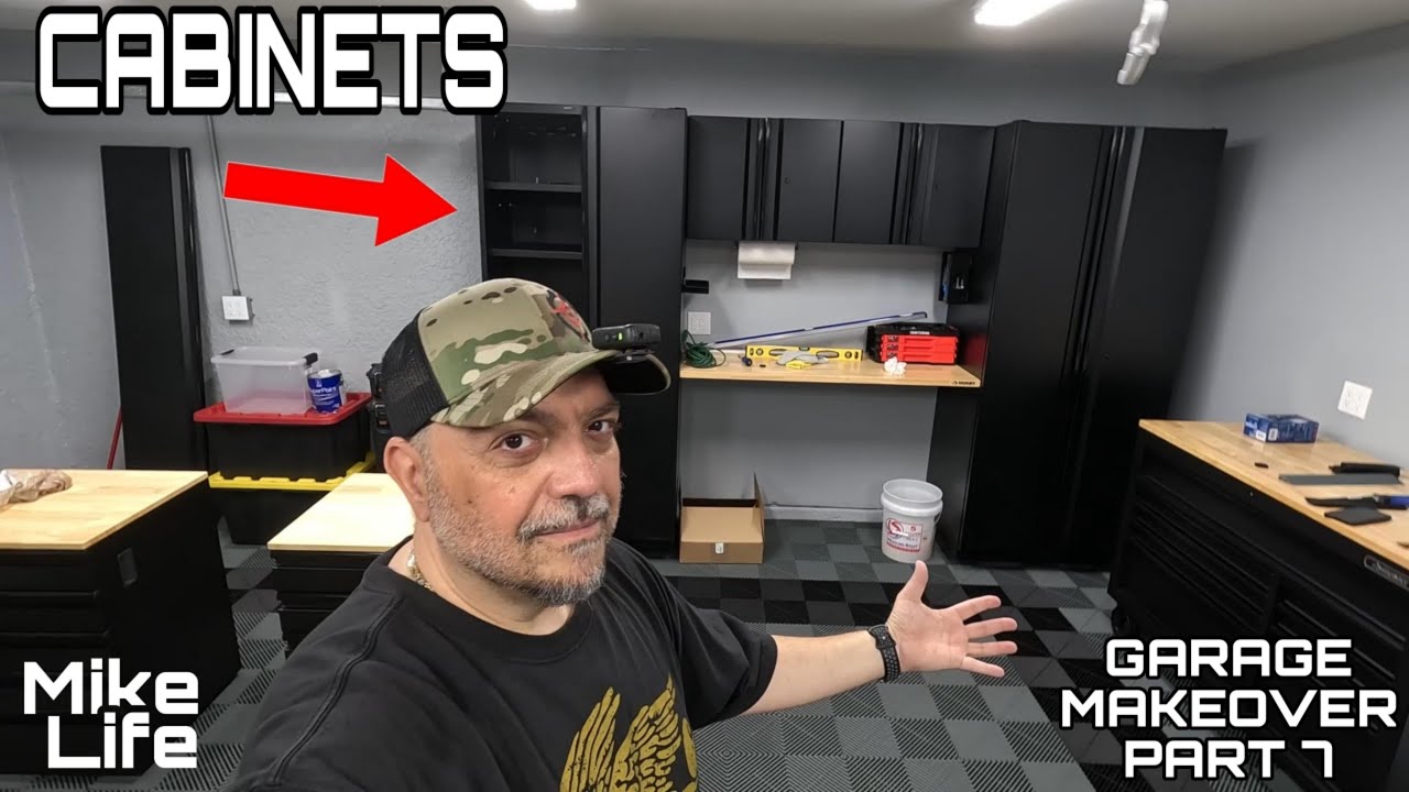 Garage Makeover Part 7- Garage Cabinets Are Done. Featuring The Landshark