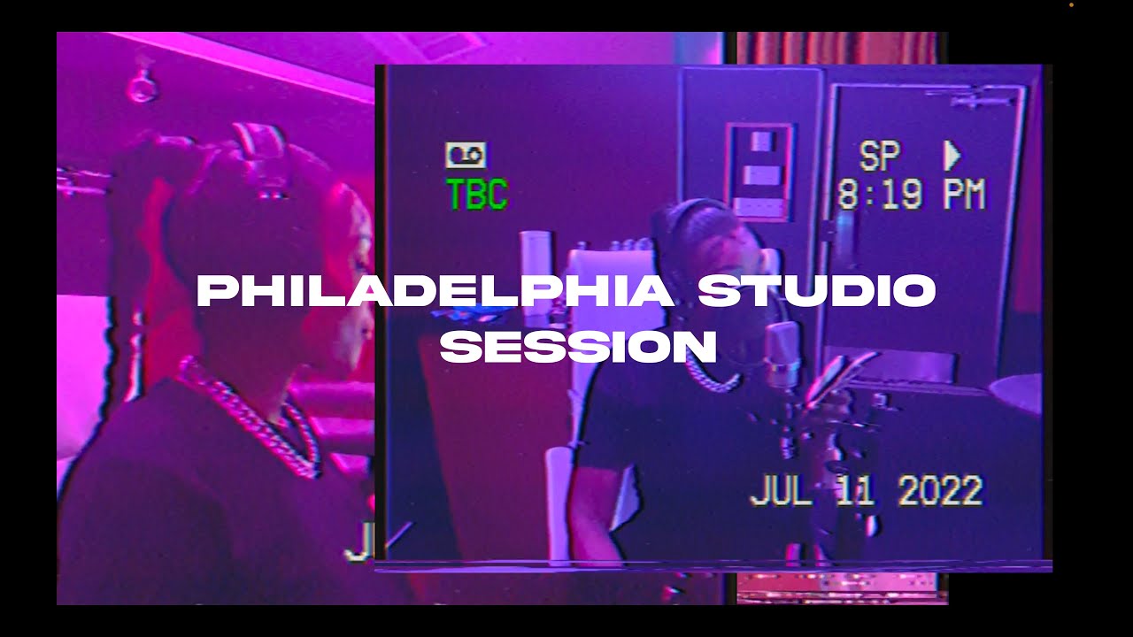 Armani Caesar Philadelphia Studio session Vlog