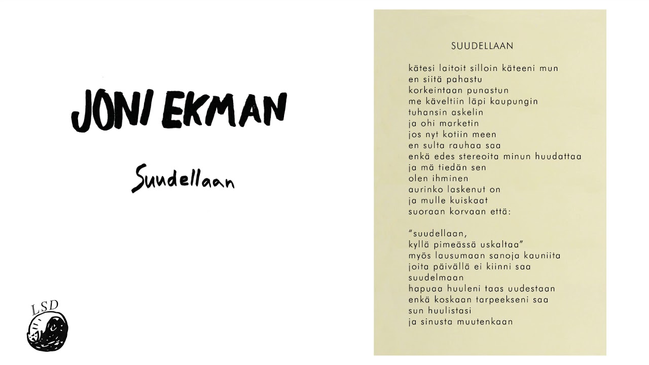 Joni Ekman - Suudellaan