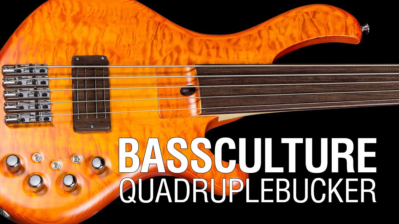 Bassculture Quadruplebucker 5 & Noll 2-Band on Fretless