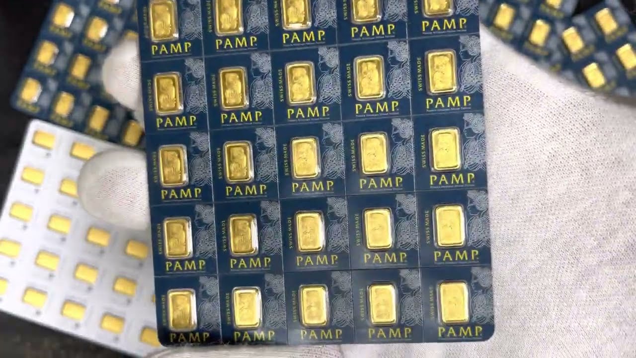 Brand New 25x1 Gram Gold MultiGram Bars From PAMP Suisse!