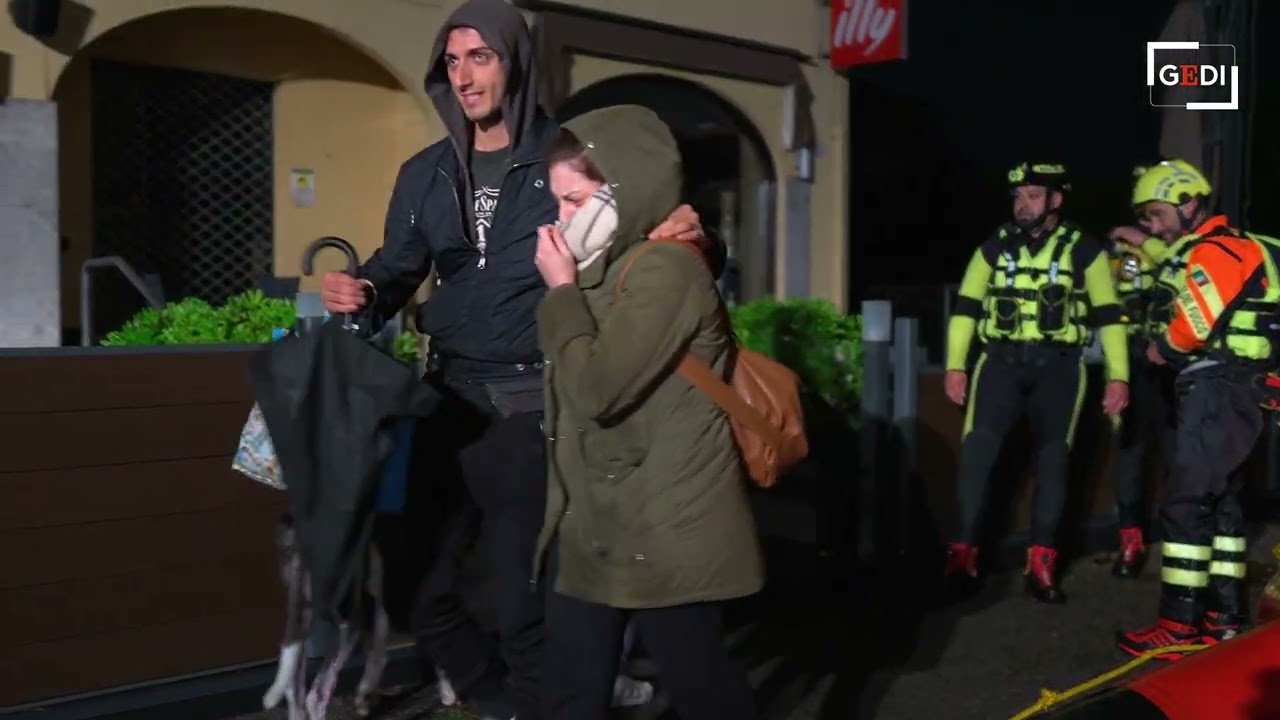 Notte spettrale a Villa Fornaci: al lavoro sommozzatori dei vigli del fuoco