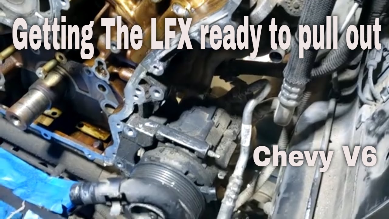 Chevy 3,6 V6 LFX готовится выехать из машины.