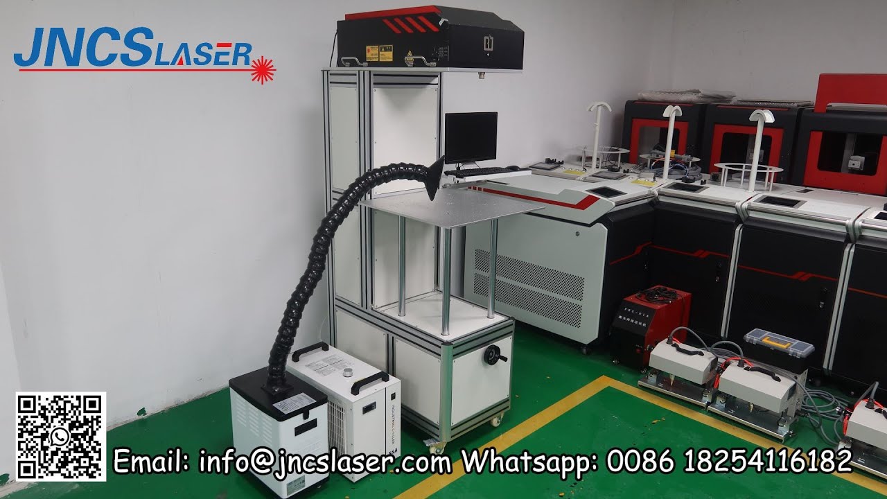 3D Dynamic Focusing Co2 Laser Marking Machine with CCD Vision imaging for Curved Surface marking