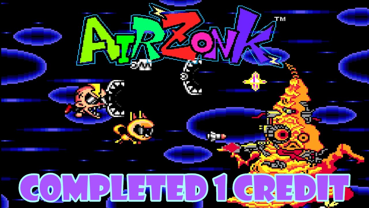 Air Zonk / PC Denjin (PC Engine) Completed 1 Credit, 1CC - 