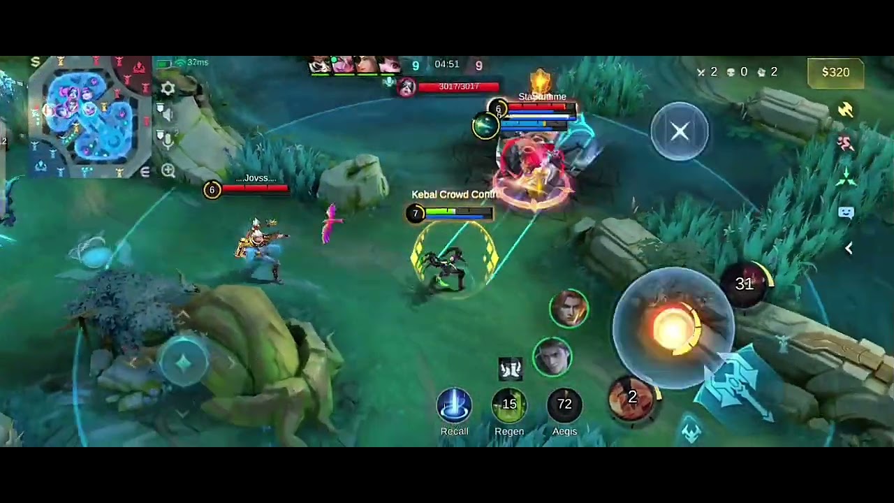 DAMAGE HANABI TUMBANGKAN CLAUDE 