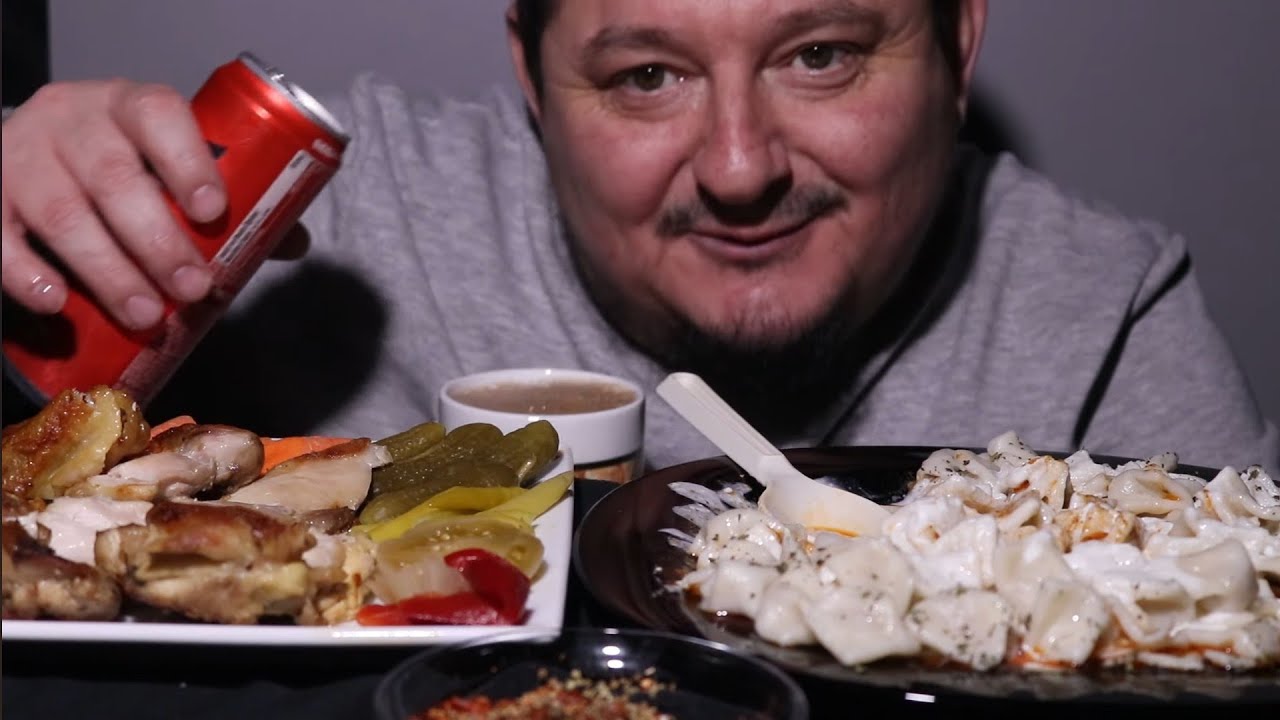 ||ASMR MUKBANG|| Mantı ve Tavuk Pirzola #neromasmr