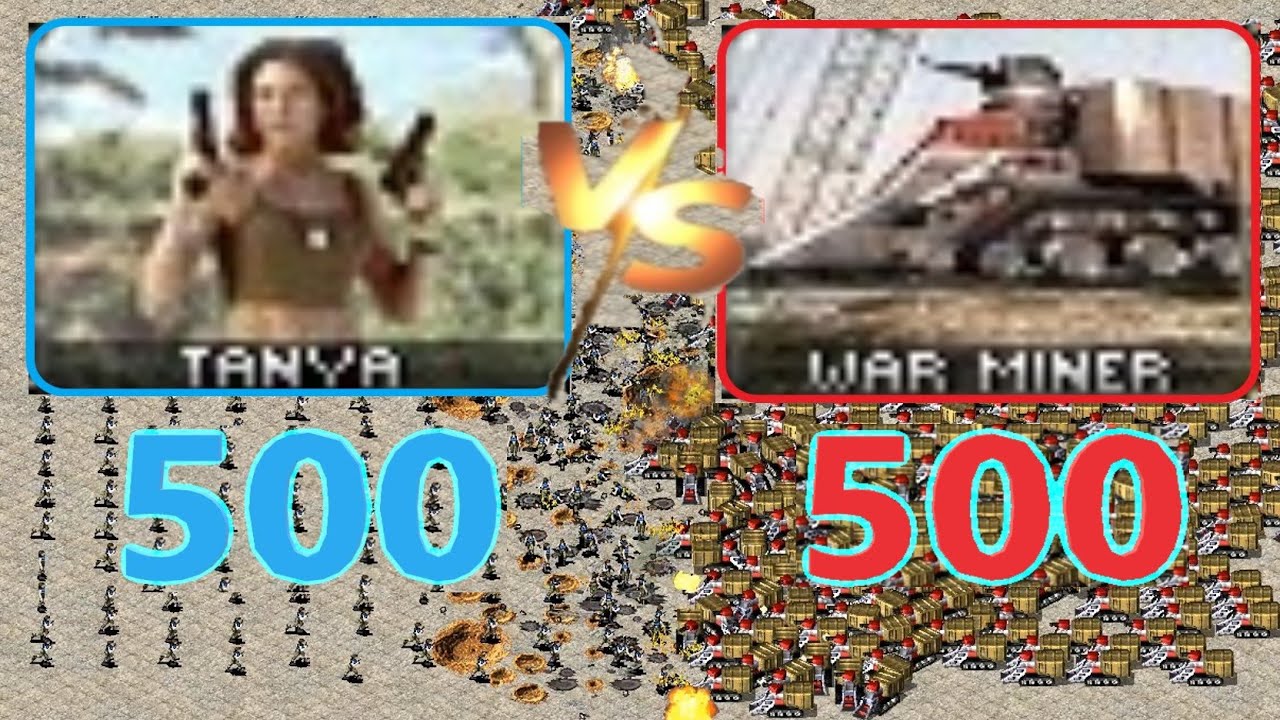 Tanya vs War Miner - Red Alert 2