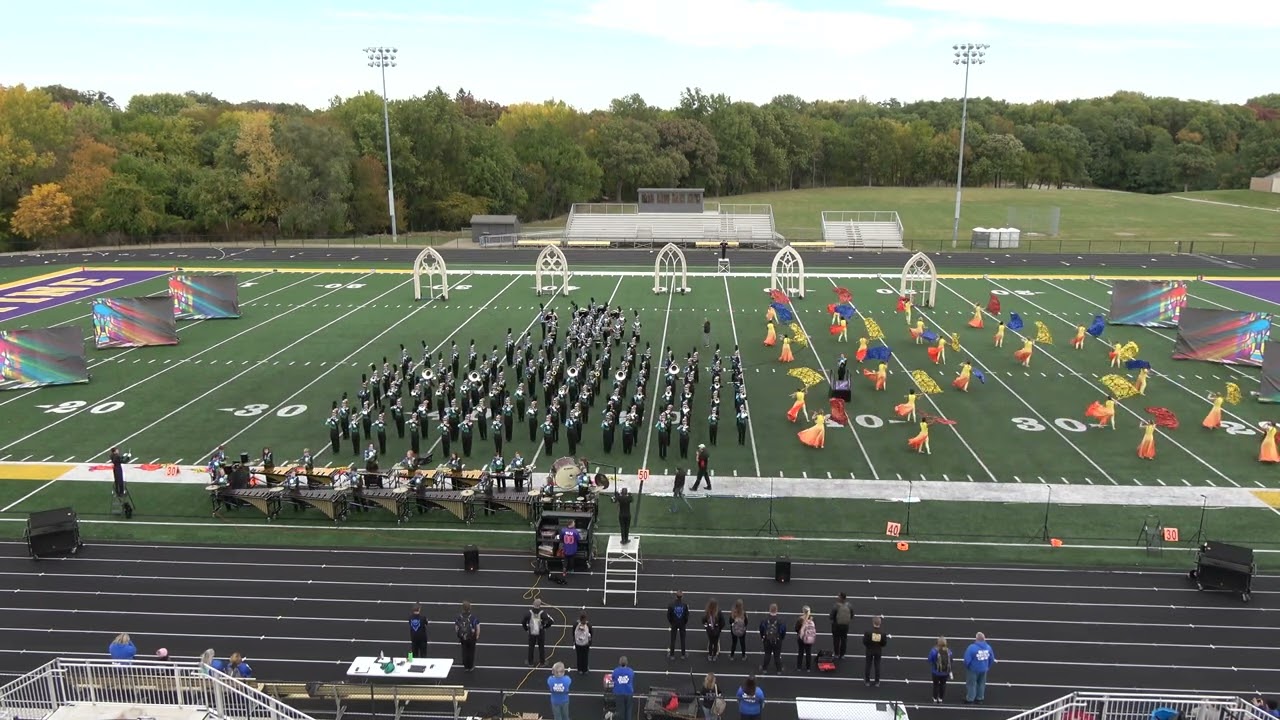 Davenport Central - The Marching Blue Devils at Marching Band Festival 10/15/2022