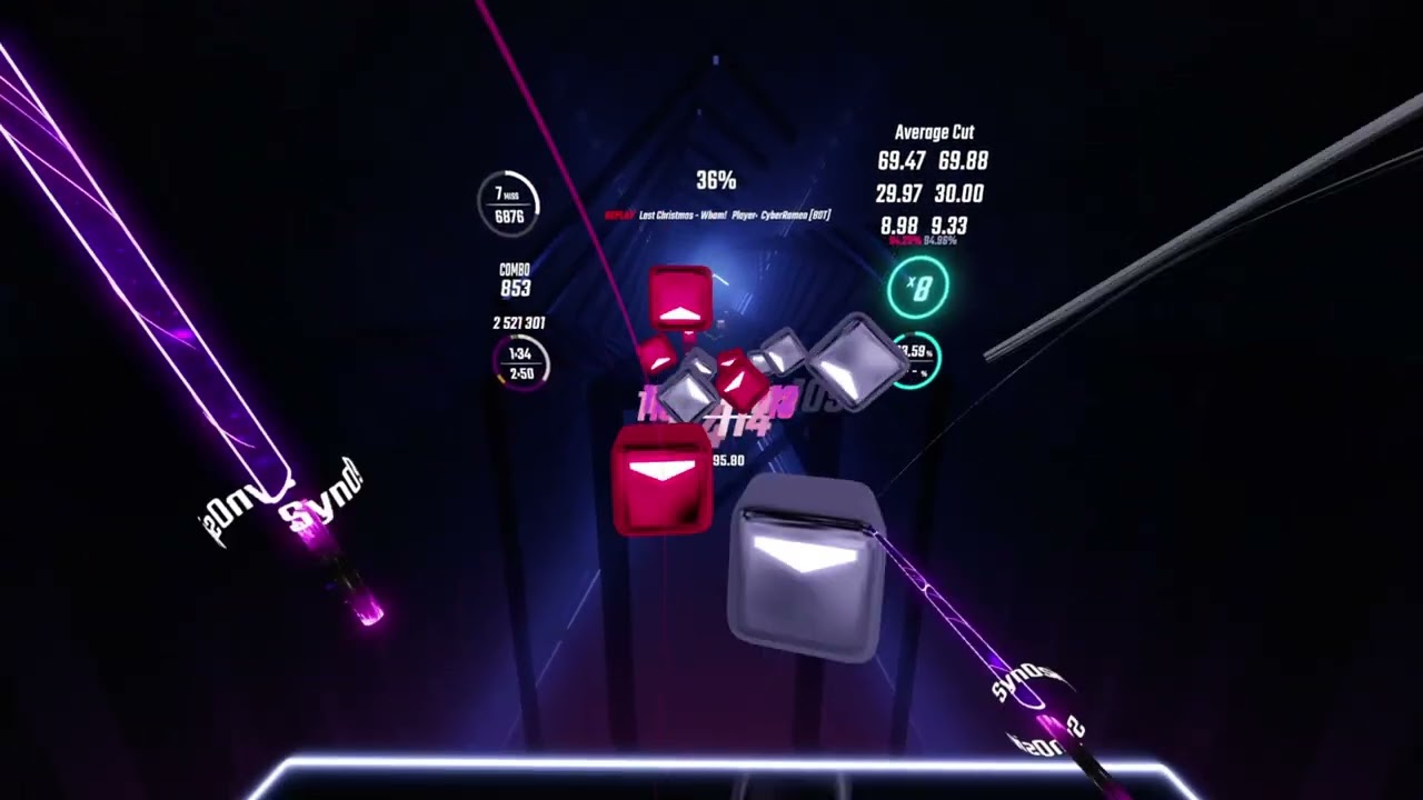 [Beat Saber AI] Last Christmas - 93.73% 17 Miss