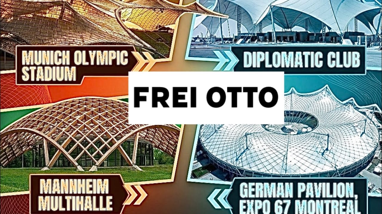 Frei Otto: The Architect Who Built Floating Buildings Before Computers Existed
