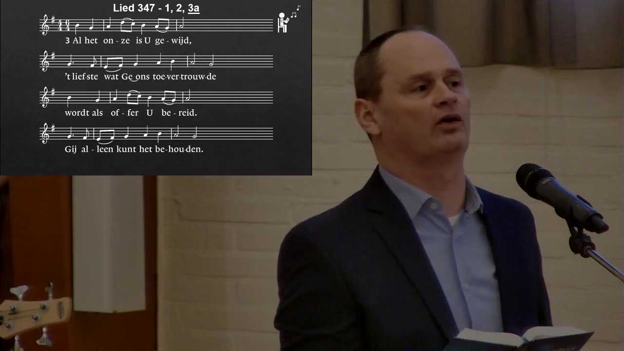Here Jezus, wij zijn nu (Gez 347) - De Fontein (GKv) Vlaardingen