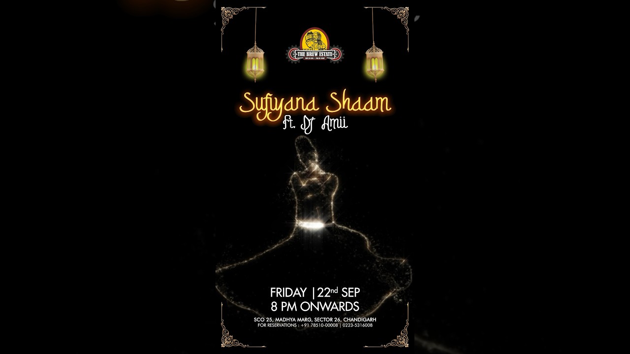 "A Night of Sufi Bliss: DJ Amii's Soulful Tunes Live “🎶🌙 