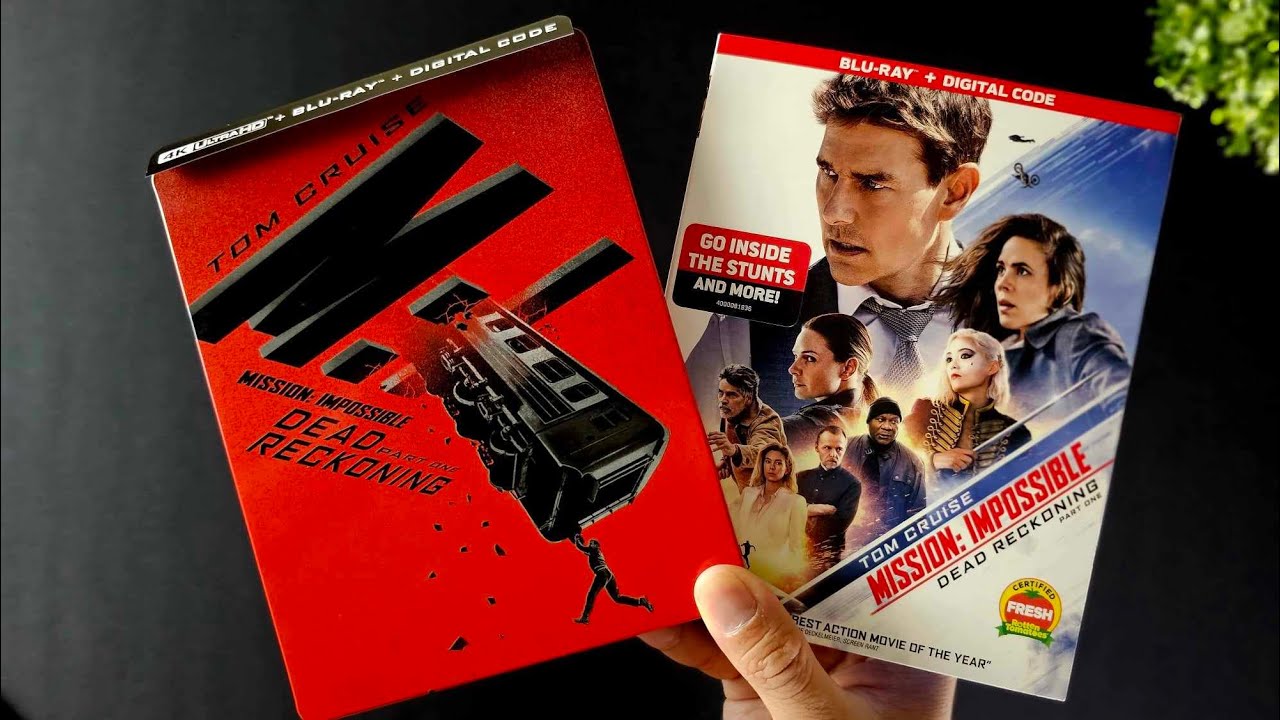 Mission Impossible Dead Reckoning Part One Steelbooks 4K UltraHD Unboxing | Disc Menu Reveal