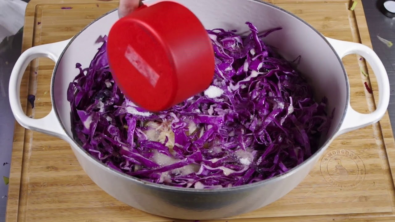 Cooking with Dan: German Style Red Cabbage and Apples Recipe (side dish)