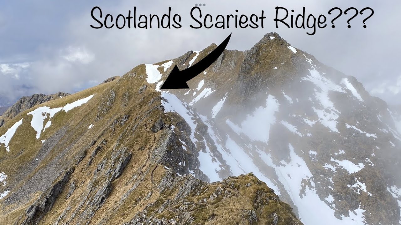 Wild Camping and climbing Scotlands Scariest Ridge (Forcan Ridge)