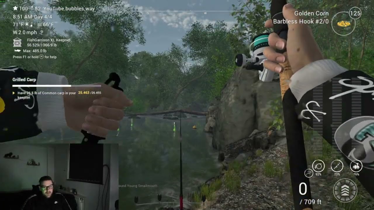Fishing planet THANKSGIVING DINNER GRILLED CARP MISSION