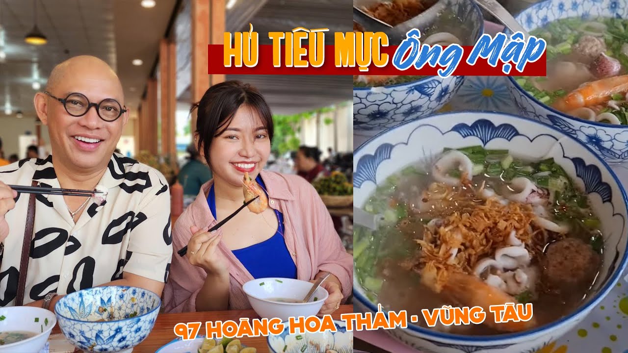 Quá ấn tượng với cái cách nấu Hủ tiếu mực của ÔNG MẬP VŨNG TÀU ! Hèn chi khách đông nghẹt...