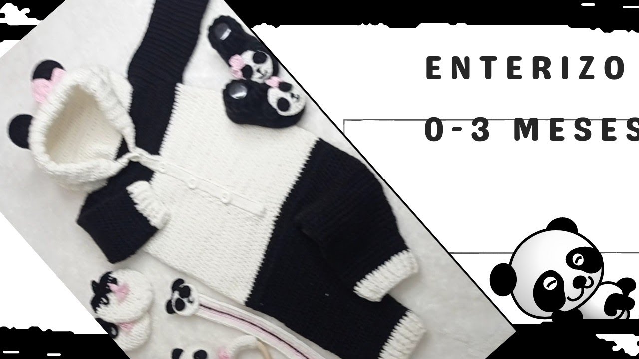 Enterizo de bebé tejido a crochet