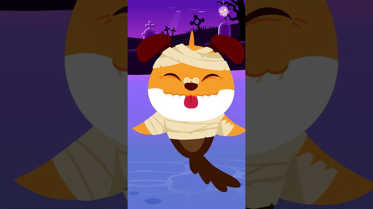 🧟&zwj;♀️Find Zombie Grandma Shark's Special Tail! #shorts