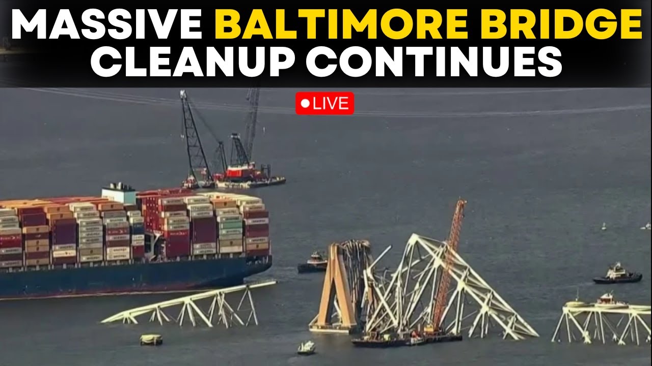 Baltimore Bridge Collapse Probe LIVE | Dramatic Rescue Operations Underway | Baltimore Bridge LIVE